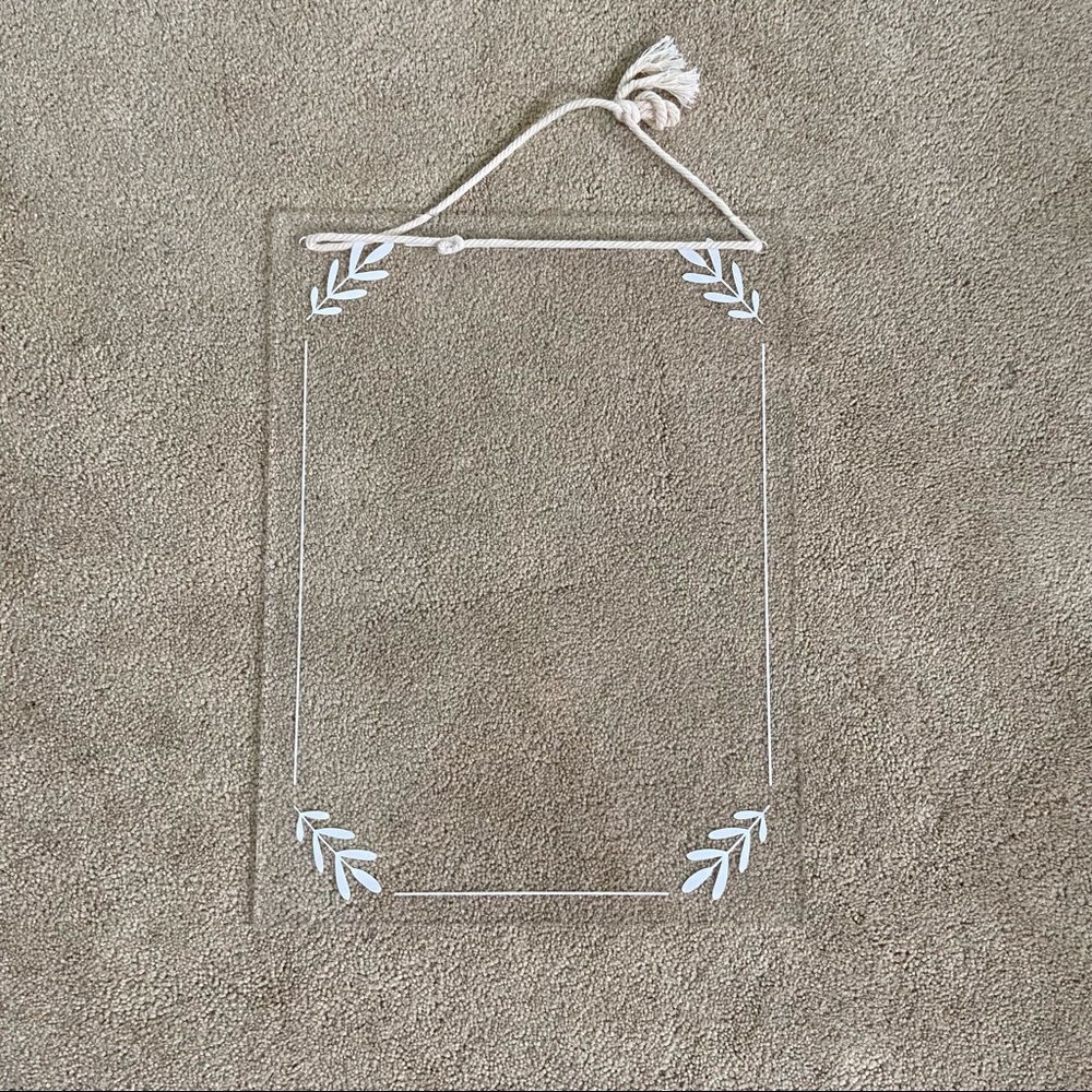 16‎ x 12 inch acrylic hanging sign